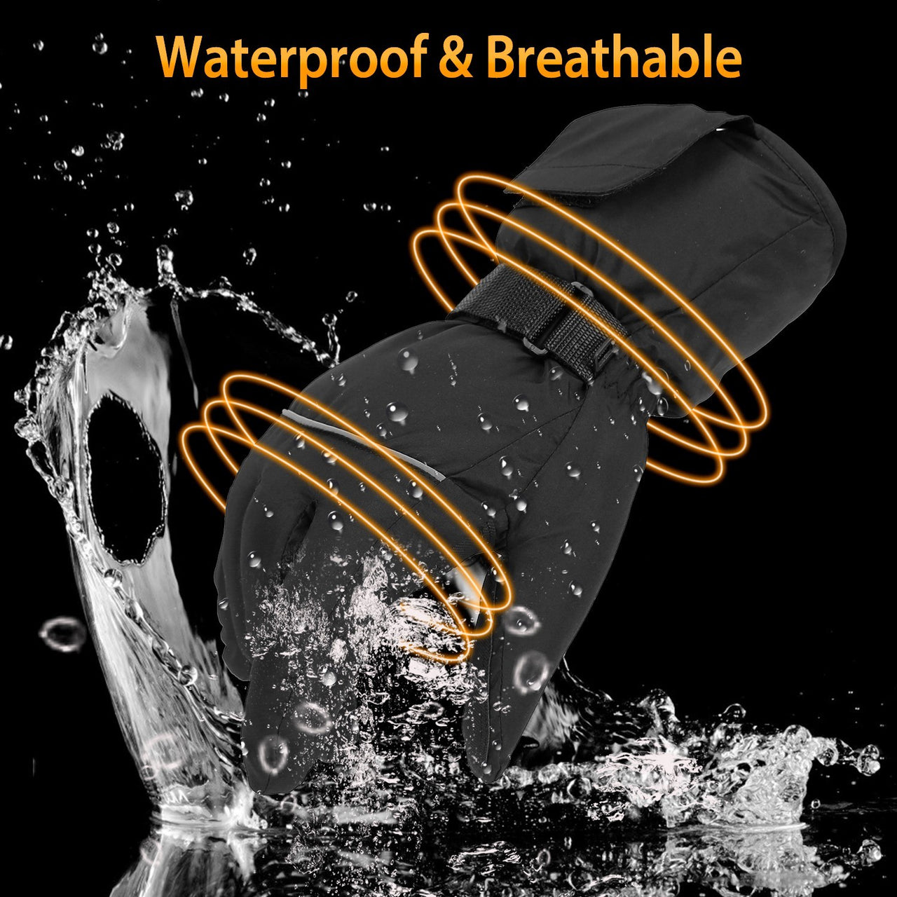 Battery Powered Heated Waterproof Gloves