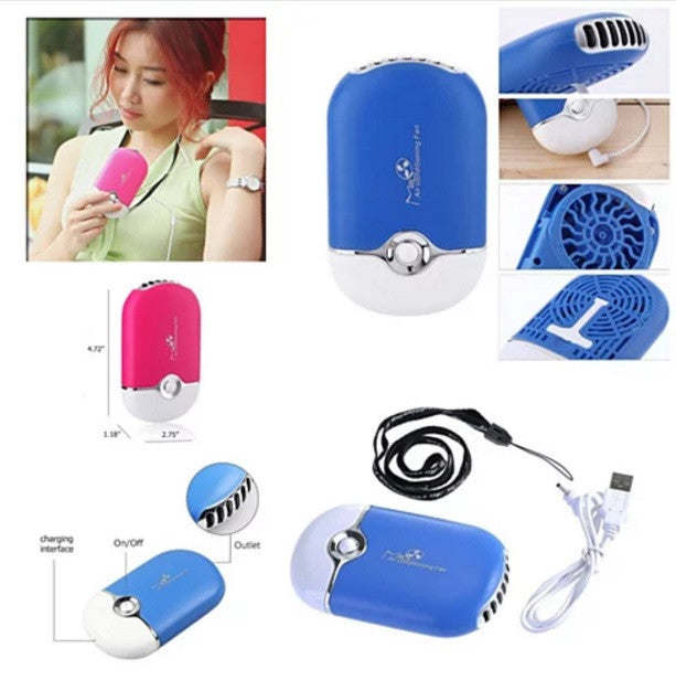 Porta Cooler Portable Air Conditioning- Rechargeable Personal Mini Fan