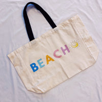 Thumbnail for Sunny Beach Canvas Tote