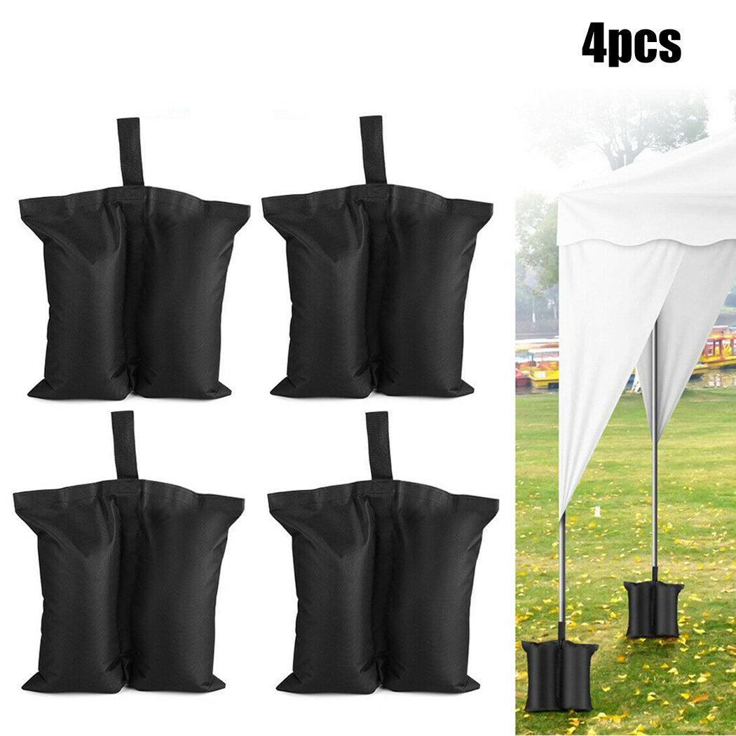 4pcs Waterproof Weights Sand Bag, Leg Weights For  Sun Shelter, Canopy, Tent.