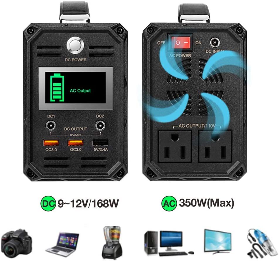 300W, 60000mAh FlashFish Portable Power Station