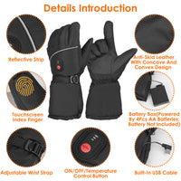 Thumbnail for Electric Heated Gloves-Battery Powered,Touchscreen