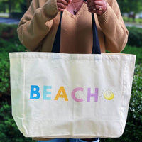 Thumbnail for Sunny Beach Canvas Tote