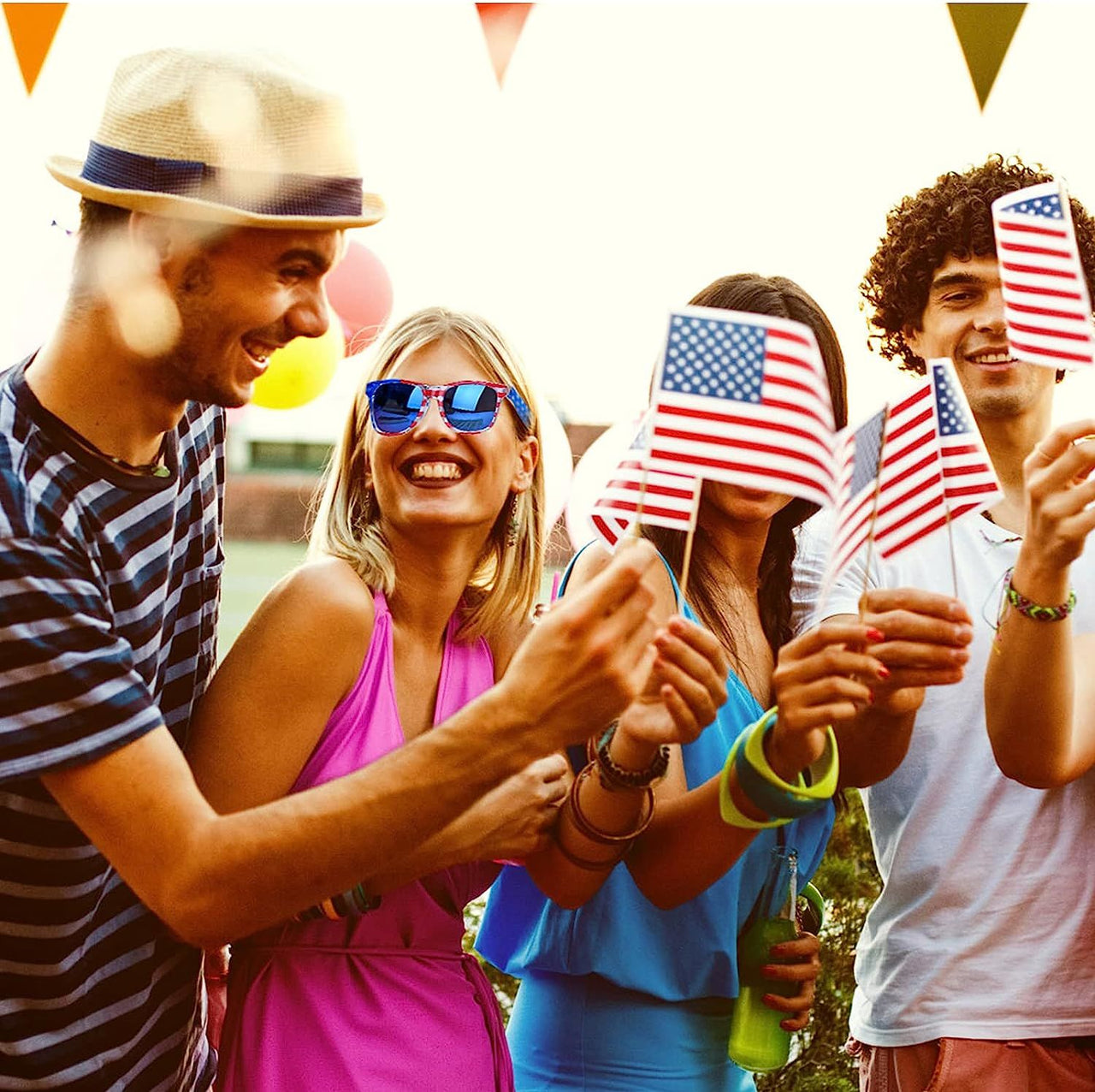 American Flag Frame Sunglasses