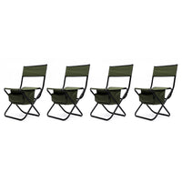 Thumbnail for 4-piece Folding Outdoor Chair with Storage Bag