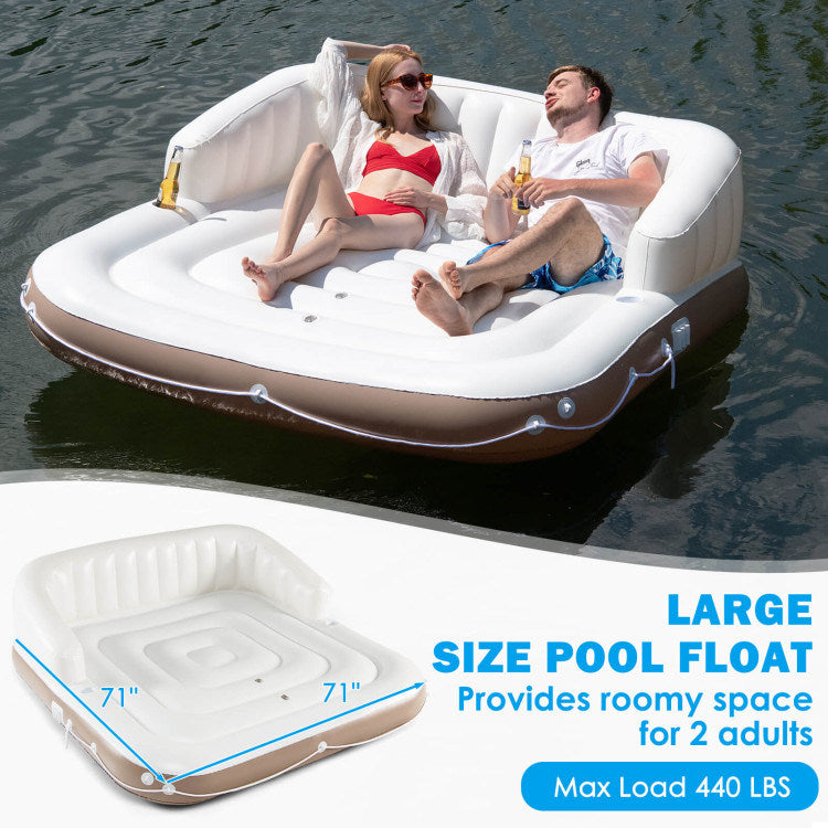 Inflatable Pool Float Lounge Raft – Tailgate Mart