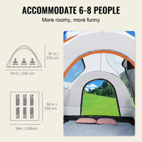 Thumbnail for VEVOR SUV Camping Tent, 8'-8' SUV Tent Attachment