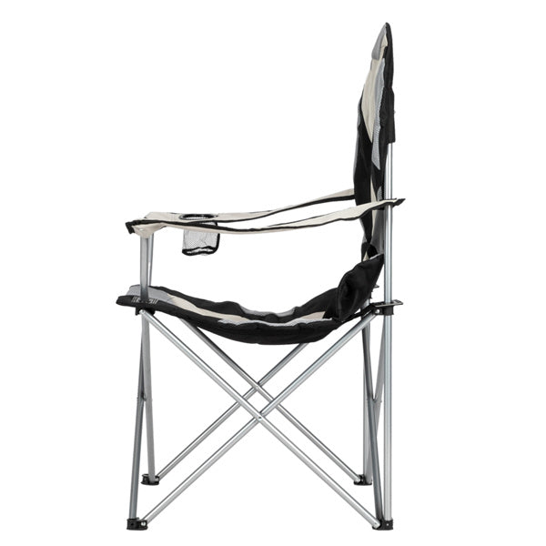 Medium Camping Chair - Black Gray