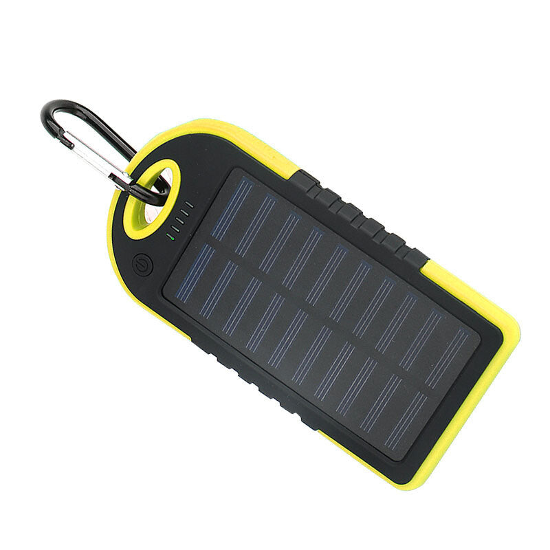 10000mAh Portable Fast Charging Power Bank USB Solar Charging with Flashlight For iPhone, Android