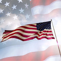 Thumbnail for American Flag 10x15 ft, 8x12 ft, 6x10 ft, 5x8 ft, 4x6 ft, 3x5 ft, 2x3 ft, Outdoor Heavy Duty-Embroidered Stars- Sewn Stripes-Fade Resistant- Brass Grommets- All Weather