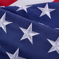 Thumbnail for American Flag 10x15 ft, 8x12 ft, 6x10 ft, 5x8 ft, 4x6 ft, 3x5 ft, 2x3 ft, Outdoor Heavy Duty-Embroidered Stars- Sewn Stripes-Fade Resistant- Brass Grommets- All Weather