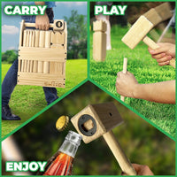 Thumbnail for Kubb Yard Game With Crate