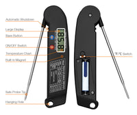 Thumbnail for Instant Read Digital Cooking Meat Thermometer