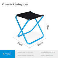 Thumbnail for Portable Aluminum Alloy Folding Stool