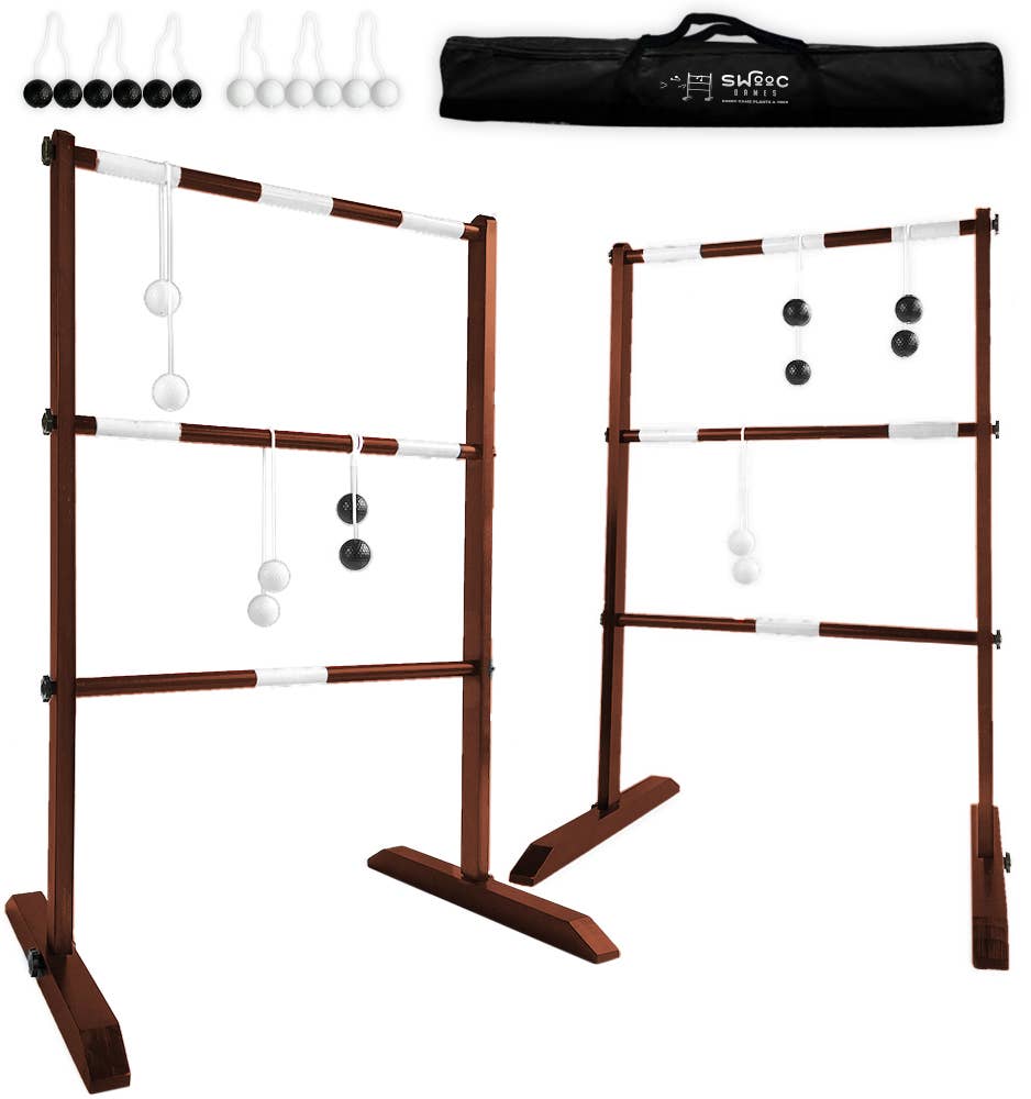 Wooden Ladder Ball Game Set