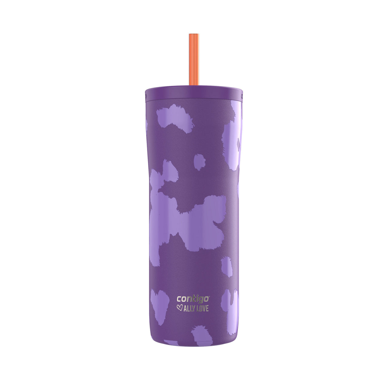 Contigo® x Ally Love Streeterville 2.0 Stainless Steel Tumbler with Straw | 24oz | Violet