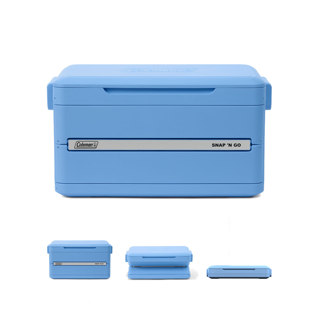 Coleman Snap 'N Go 35-Quart Collapsible Hard Cooler | Blue Sky