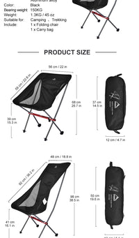 Thumbnail for Camping Fishing Folding Chair