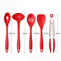 Thumbnail for Non Stick Silicone Cooking Utensils Premium Heat Resistant 10 PCS Set