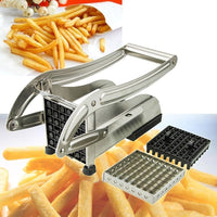 Thumbnail for Stainless Steel French Fries and Potato Cutter with 2 Different Blades